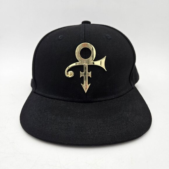PRINCE MINNESOTA TWINS 2019 SGA Theme Night Cap Hat Black Gold Logo Mellowear - Picture 1 of 7